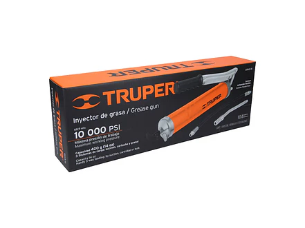 Inyector de grasa o engrasadora 14 oz, 10000 PSI Grip Antiderrapante Truper 14861 - Foto 5 | aztools.co