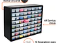 Caja Organizador 64 Compartimientos 50 Cm Truper 10895 Color Negro - Miniatura 2 | aztools.co