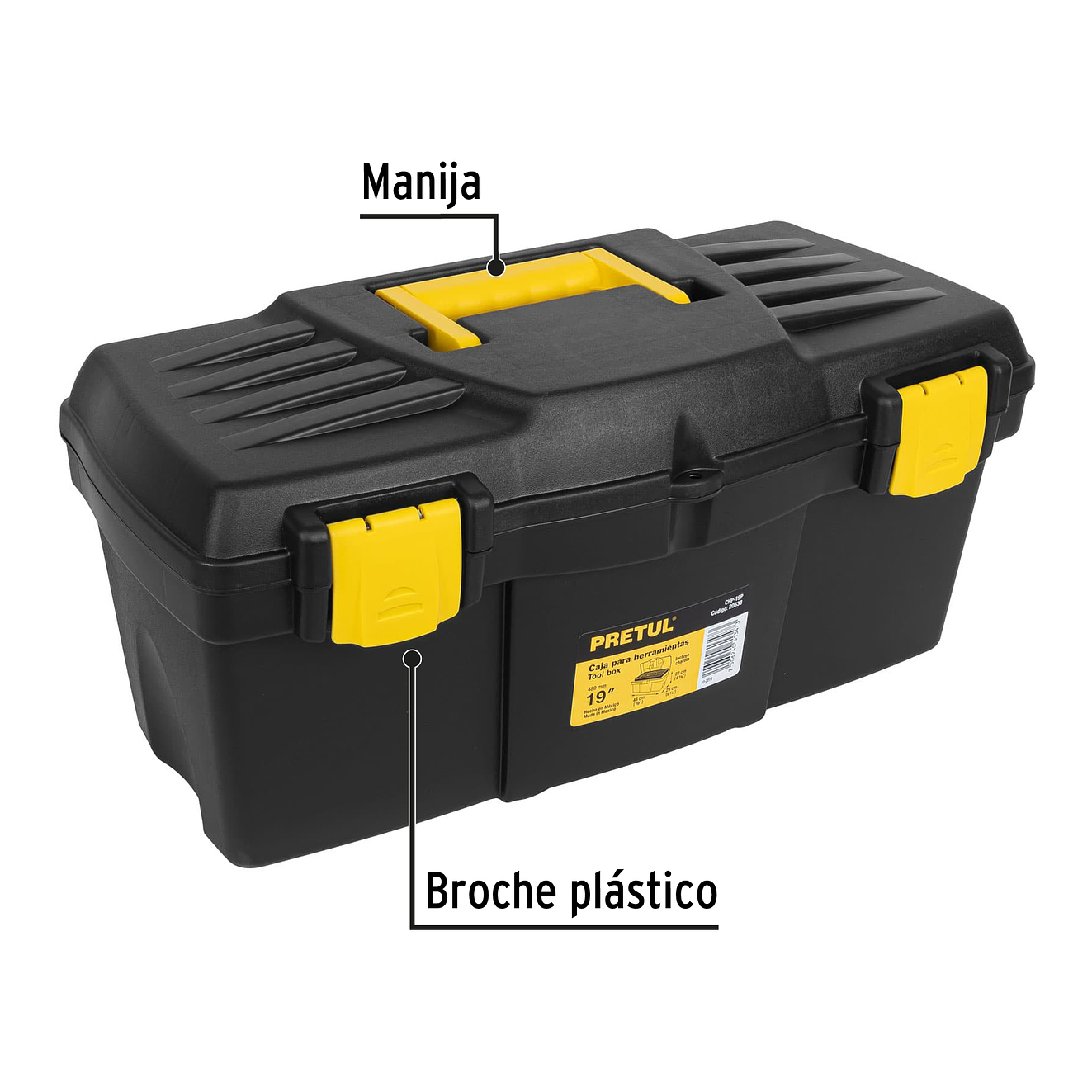 Caja plástica para herramientas 19