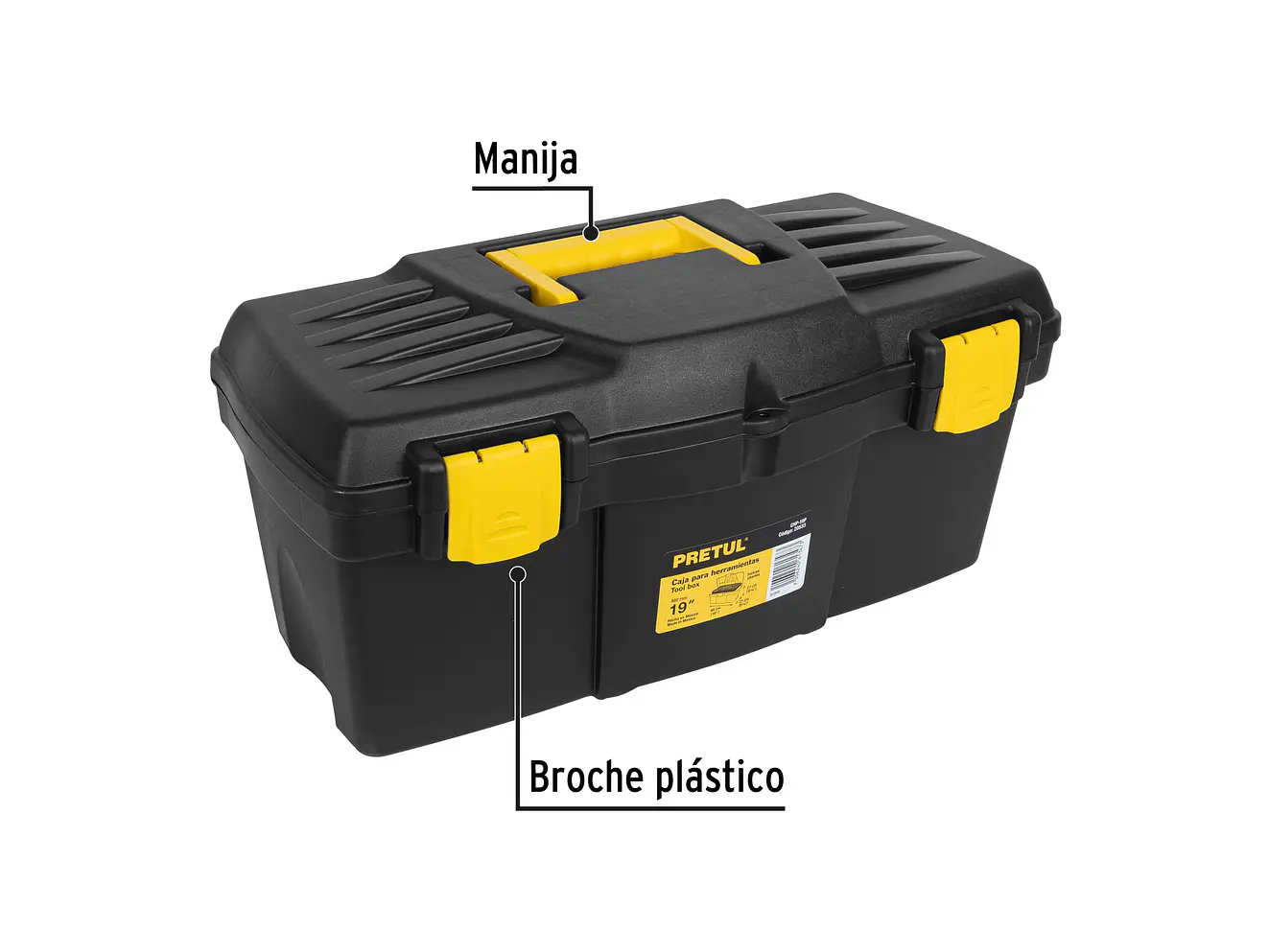Caja de Herramientas Plástica PRETUL 20533 19