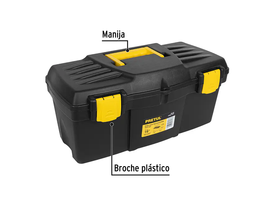 Caja de Herramientas Plástica PRETUL 20533 19