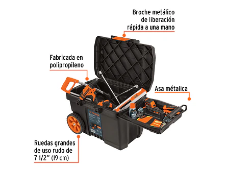 Caja herramienta plástica 23