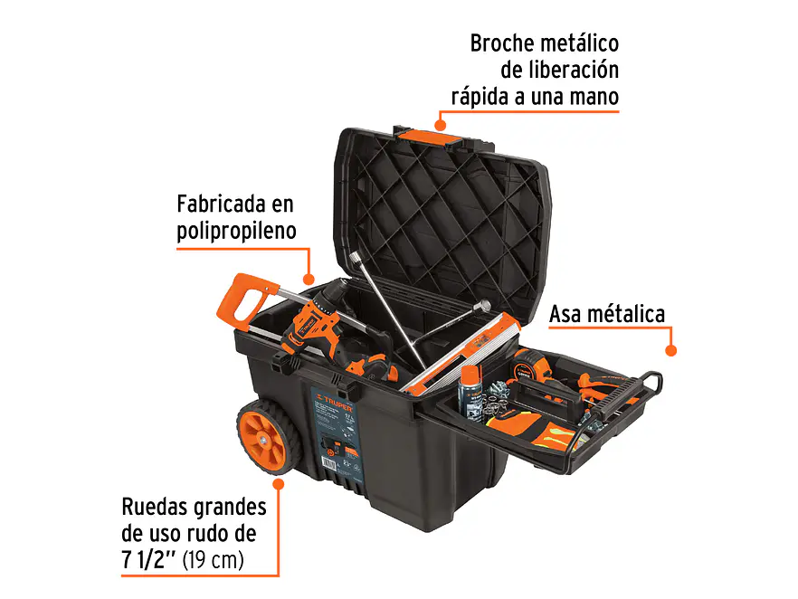 Caja herramienta plástica 23