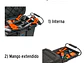 Caja herramienta plástica 23