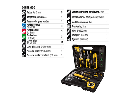 Juego de herramientas Pretul 22101, 42 piezas,  - Foto 3 | aztools.co