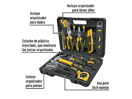 Juego de herramientas Pretul 22101, 42 piezas,  - Foto 2 | aztools.co