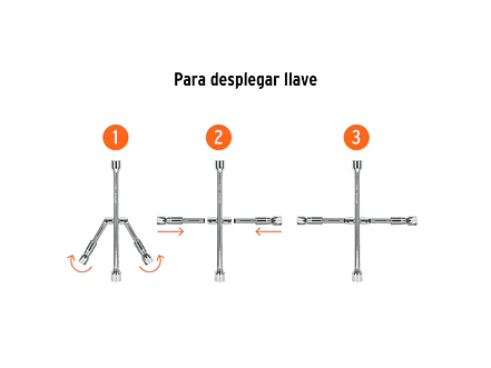 Cruceta para rueda, 14