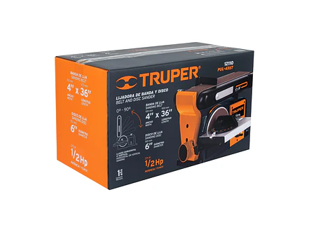 Lijadora de banda Truper 12110 PUL-4X6T 60Hz 375W 120V  - Foto 7 | aztools.co
