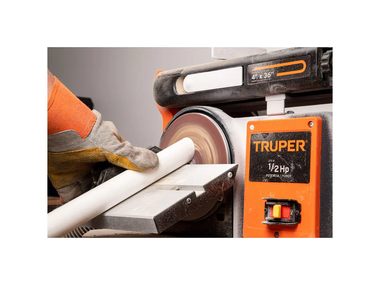 Lijadora de banda Truper 12110 PUL-4X6T 60Hz 375W 120V  - Foto 3 | aztools.co