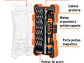 Destornillador joyero de precisión con 30 puntas y extensión Truper 14162 - Miniatura 3 | aztools.co