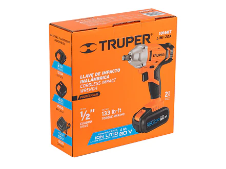 Llave de impacto inalambrica 1/2