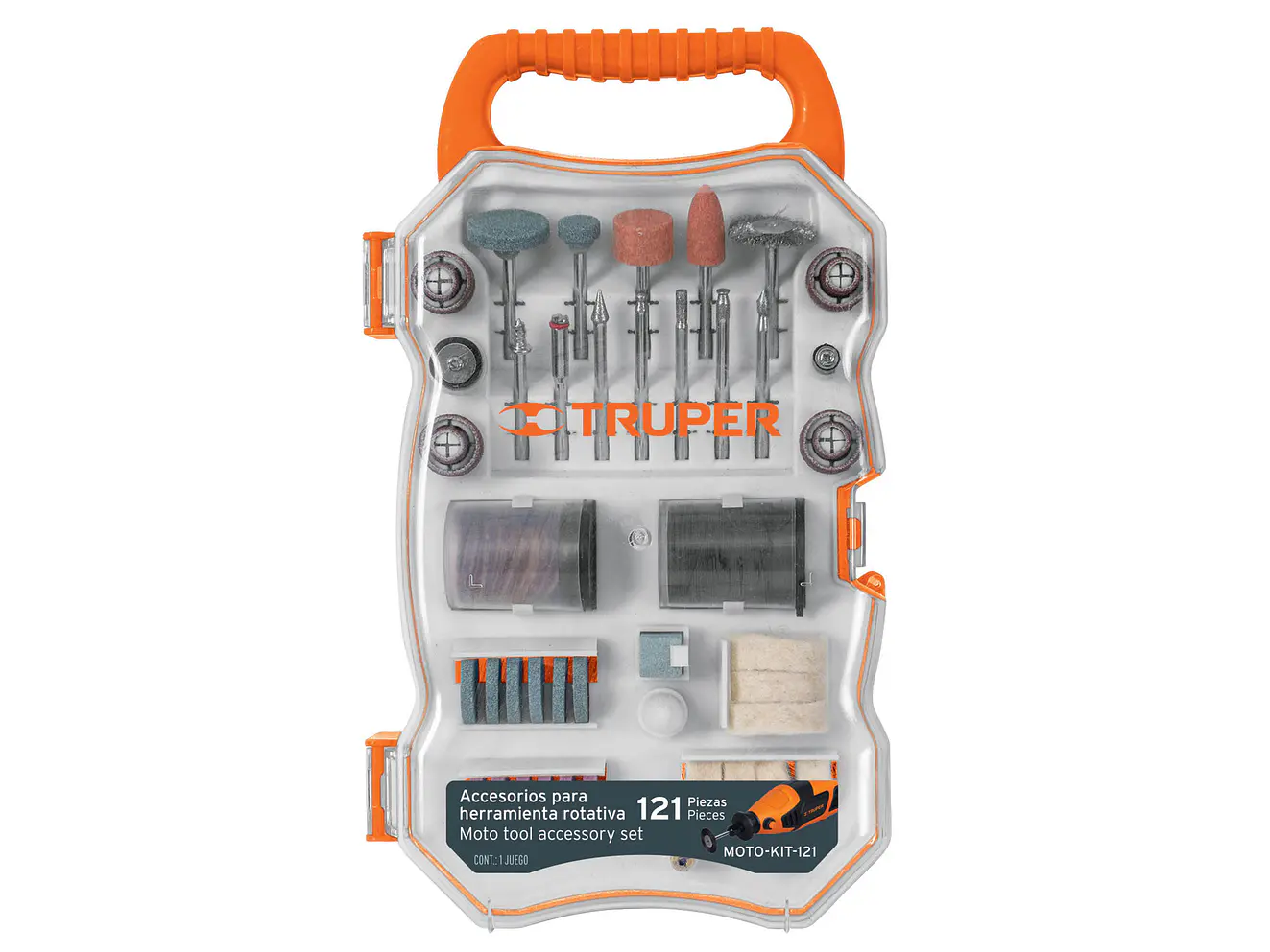 Kit Accesorios Para Motor Tool Truper 100757 121 Piezas  - Foto 3 | aztools.co