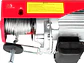 DIFERENCIAL ELECTRICO 200/400K 950WTS 110V CADENA Ø6MMX12/6M  - Miniatura 3 | aztools.co