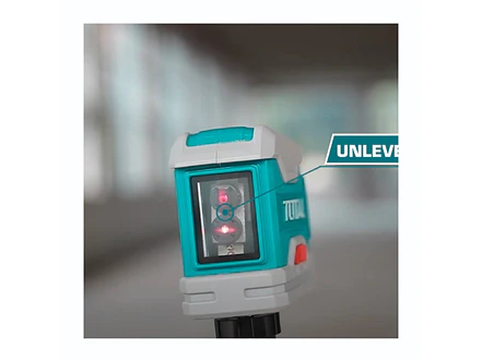 Nivel Láser de Líneas Cruzadas TOTAL TLL156506 Industrial Luz Roja + Imán - Foto 4 | aztools.co