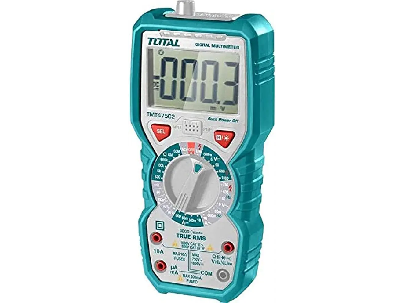 Tester digital 6000 digitos Total TMT47503 - Foto 1 | aztools.co