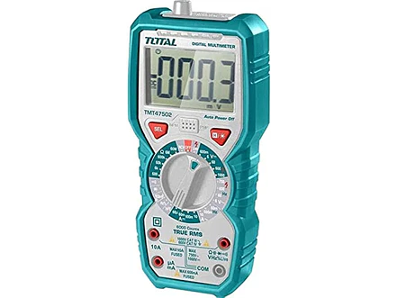 Tester digital 6000 digitos Total TMT47503 - Foto 1 | aztools.co