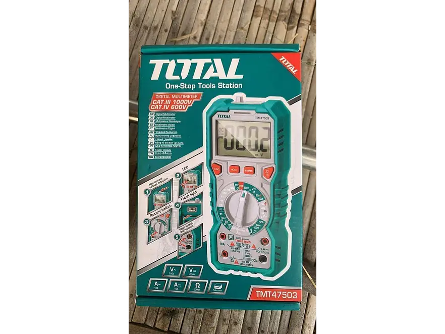 Tester digital 6000 digitos Total TMT47503 - Foto 2 | aztools.co
