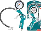 Inflador con medidor presión de aire TOTAL TAT11601 - Miniatura 1 | aztools.co