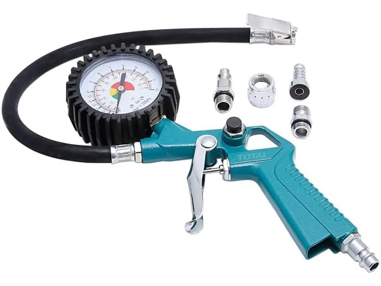 Inflador con medidor presión de aire TOTAL TAT11601 - Foto 2 | aztools.co