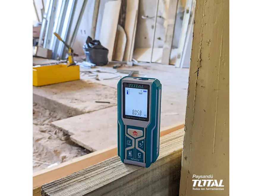 Medidor Láser de Distancia TOTAL TMT56016 60 Metros Precisión ±2.0mm - Foto 3 | aztools.co