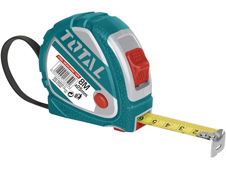 Flexómetro 8m x 25mm TOTAL TMT126081 - Envío a todo Colombia | aztools.co