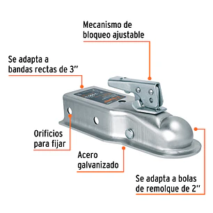 Acople para remolque 3.500Lb 2