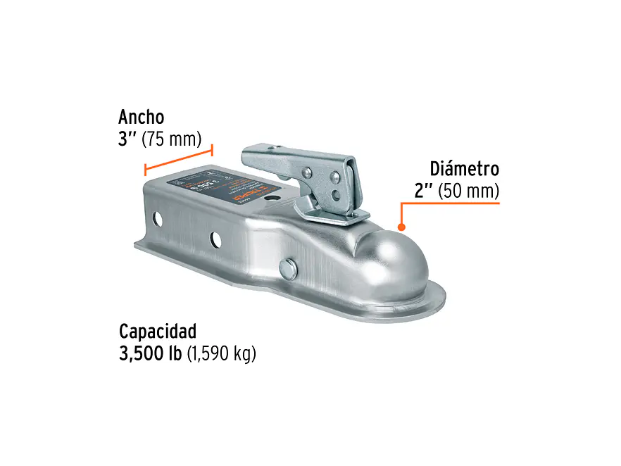 Acople para remolque 3.500Lb 2