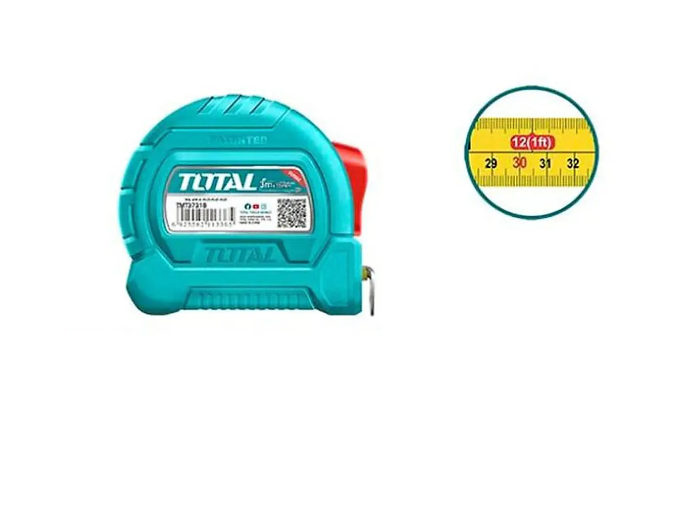 Flexómetro 3m x 16mm TOTAL TMT37316 - Envío a todo Colombia | aztools.co