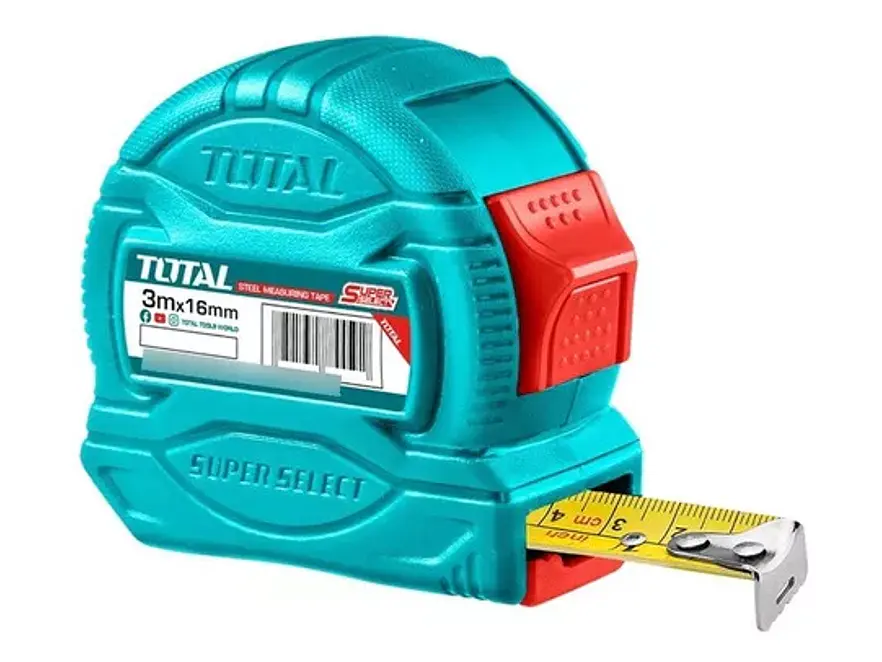 Flexómetro 3m x 16mm TOTAL TMT34316 - Envío a todo Colombia | aztools.co