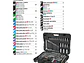 Juego de herramienta para mecánico mixto Truper 15695, 210 piezas JD-210MP - Miniatura 3 | aztools.co