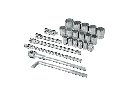 Juego de copas Truper 13874, 3/4 milimetrico 23 piezas, JD-3/4x24M - Foto 1 | aztools.co