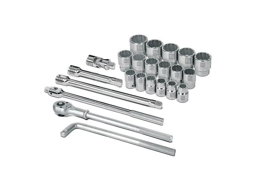 Juego de copas Truper 13970, 23 piezas, 3/4