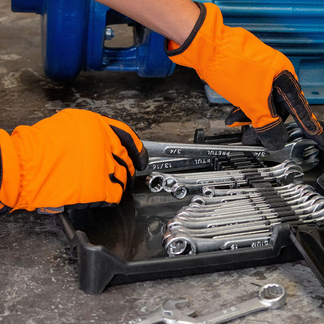 Juego de llaves combinadas mixtas Pretul 22018, 22 piezas, pulgadas y milimetricas,  5