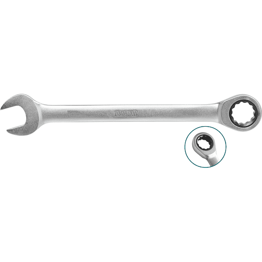 Llave Ratchet Combinada 18mm TOTAL TCSPAR181