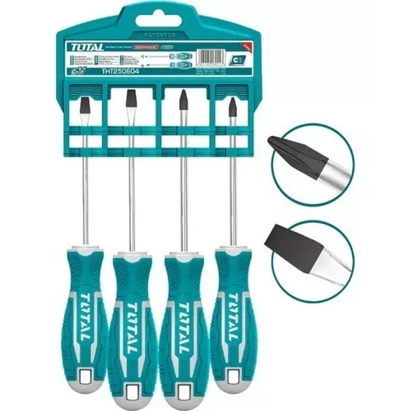 Set destornillador TOTAL THT250604