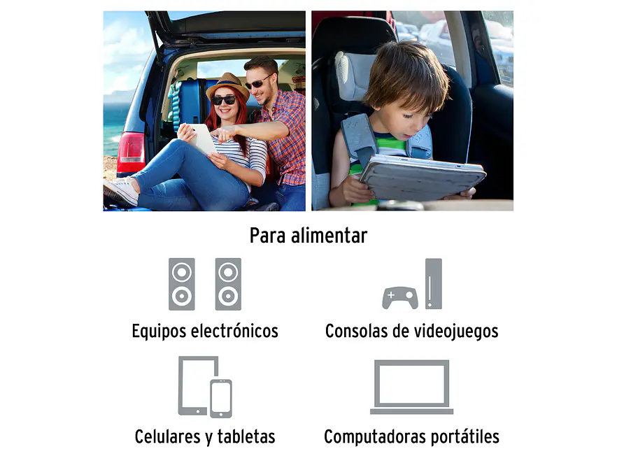 Inversor de Corriente Truper  10449 400W USB - Foto 6 | aztools.co