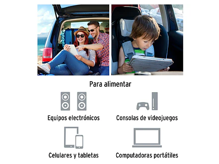 Inversor de Corriente Truper 10448 200W con USB - Foto 4 | aztools.co