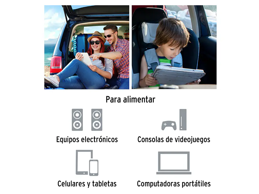 Inversor de Corriente Truper 10448 200W con USB - Foto 4 | aztools.co