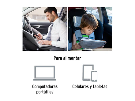 Inversor de Corriente Truper 10447 120W con USB - Foto 4 | aztools.co