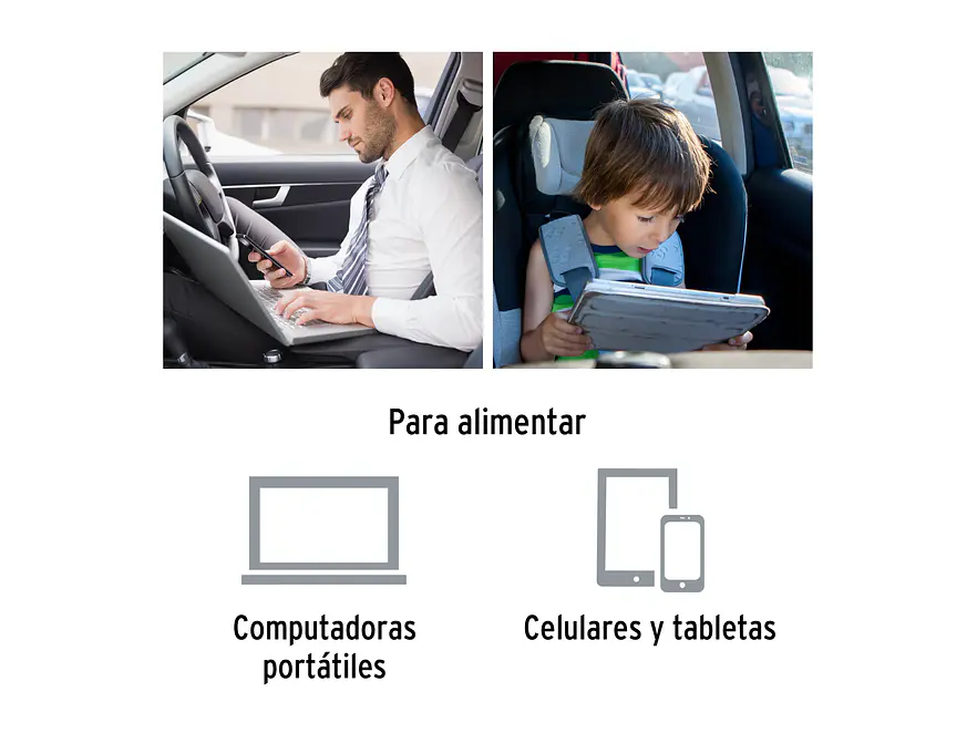 Inversor de Corriente Truper 10447 120W con USB - Foto 4 | aztools.co