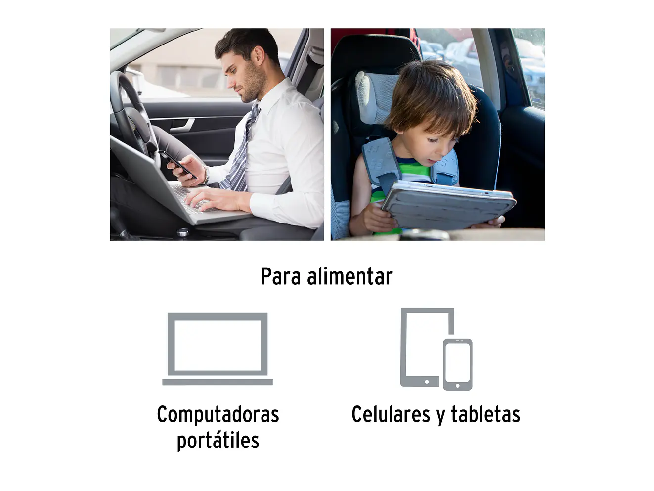 Inversor de corriente TRUPER 15725  tipo vaso con 2 puertos USB 120W  - Foto 4 | aztools.co