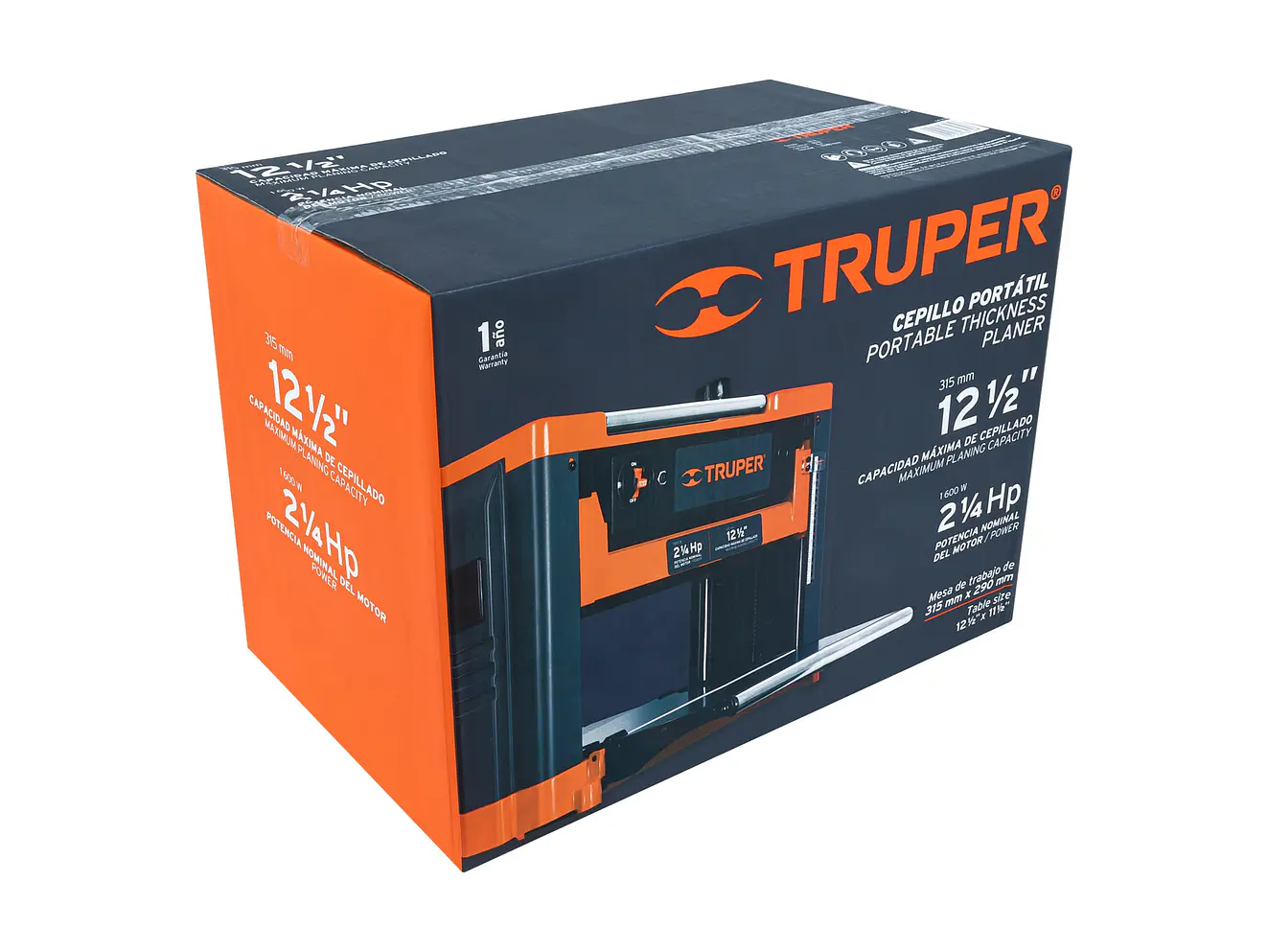 Cepillo portátil 2.1/4 Truper 16240 HP 1600W CEP-12  - Foto 3 | aztools.co
