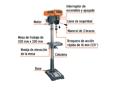Taladro de árbol 5/8 x 17