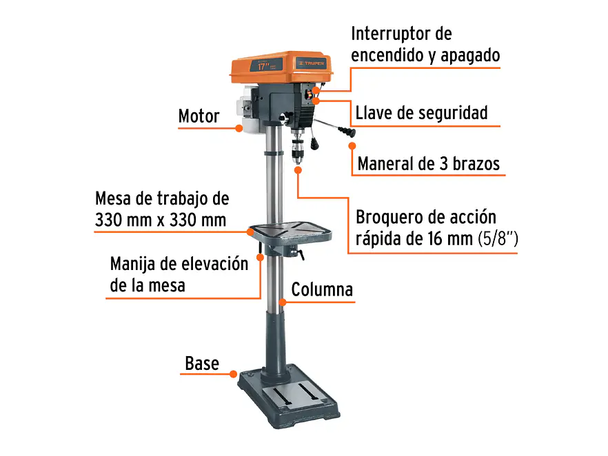 Taladro de árbol 5/8 x 17