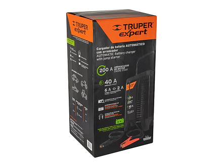 Cargador de baterías con ruedas 12V 200A Truper Expert  - Foto 4 | aztools.co