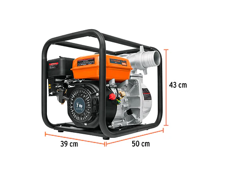 Motobomba autocebante Truper 17117 3