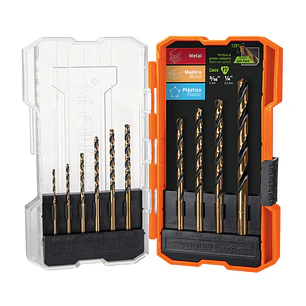 Juego de brocas de alta velocidad para metal Truper 11399, aceros HSS 10 piezas , JBAV-10, 