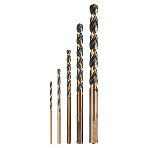 Juego de brocas de alta velocidad HSS metal Truper 11394, 5 piezas JBAV-5, 