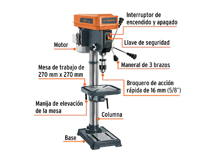 Taladro de árbol 5/8 x 13