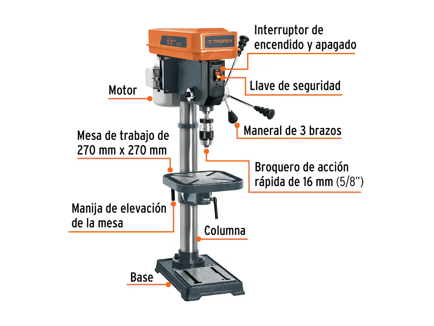 Taladro de árbol 5/8 x 13